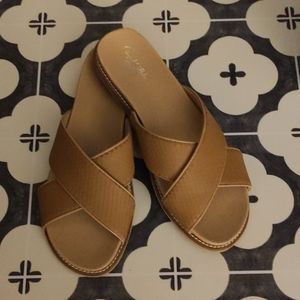 Dr Scholl's leather sandals